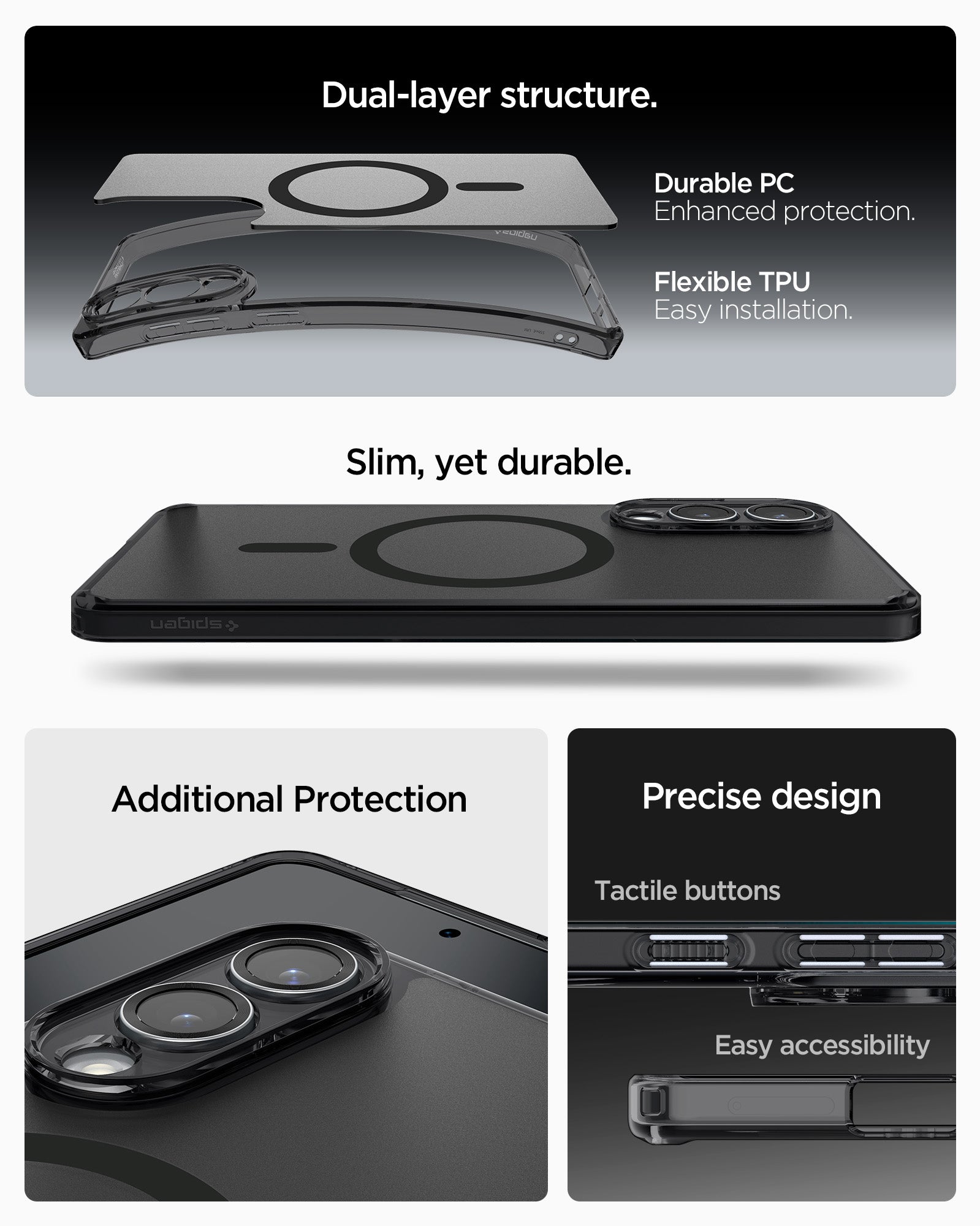Galaxy S25 Edge - Ultra Hybrid (Mag Fit)