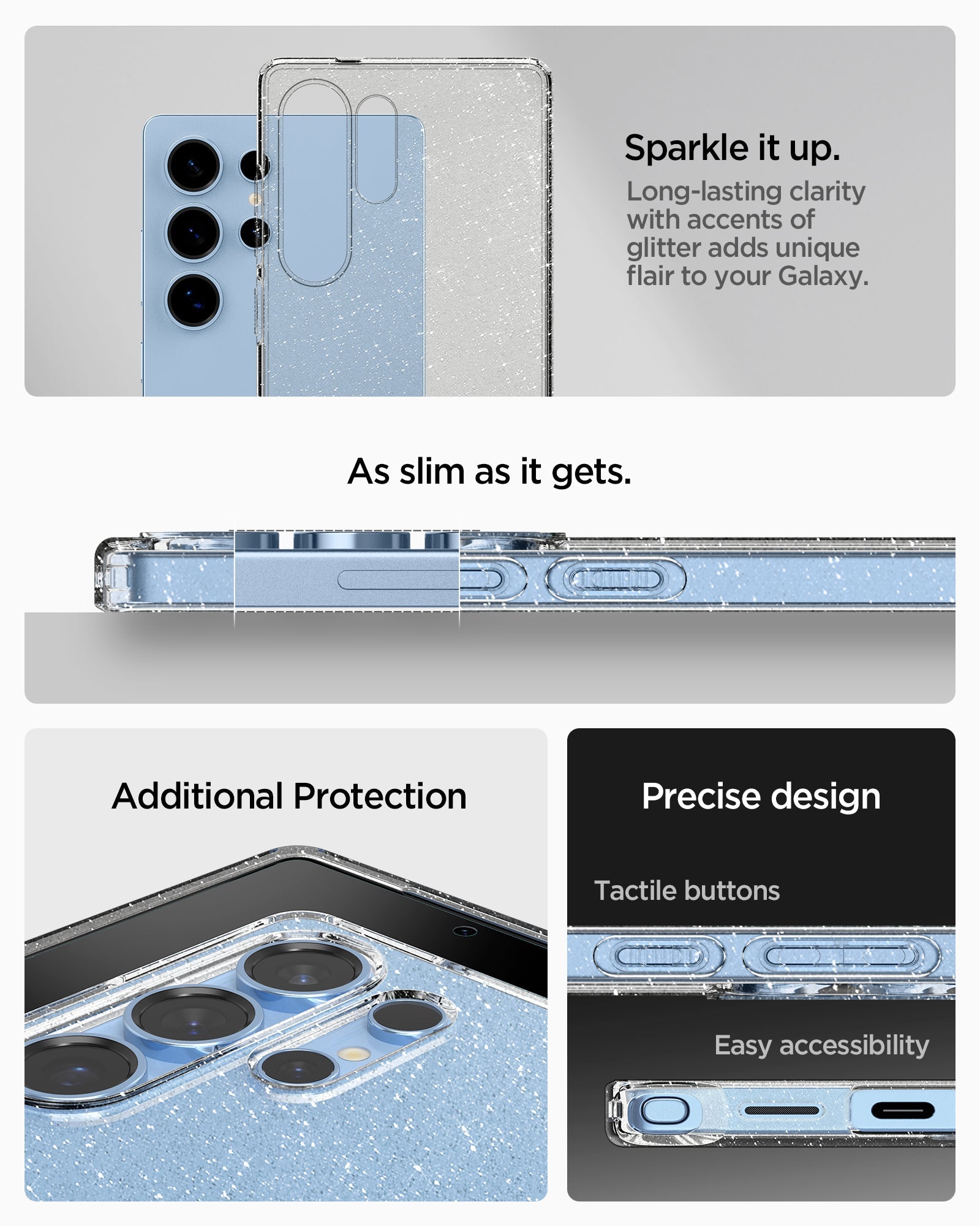 Galaxy S25 Series - Liquid Crystal Glitter