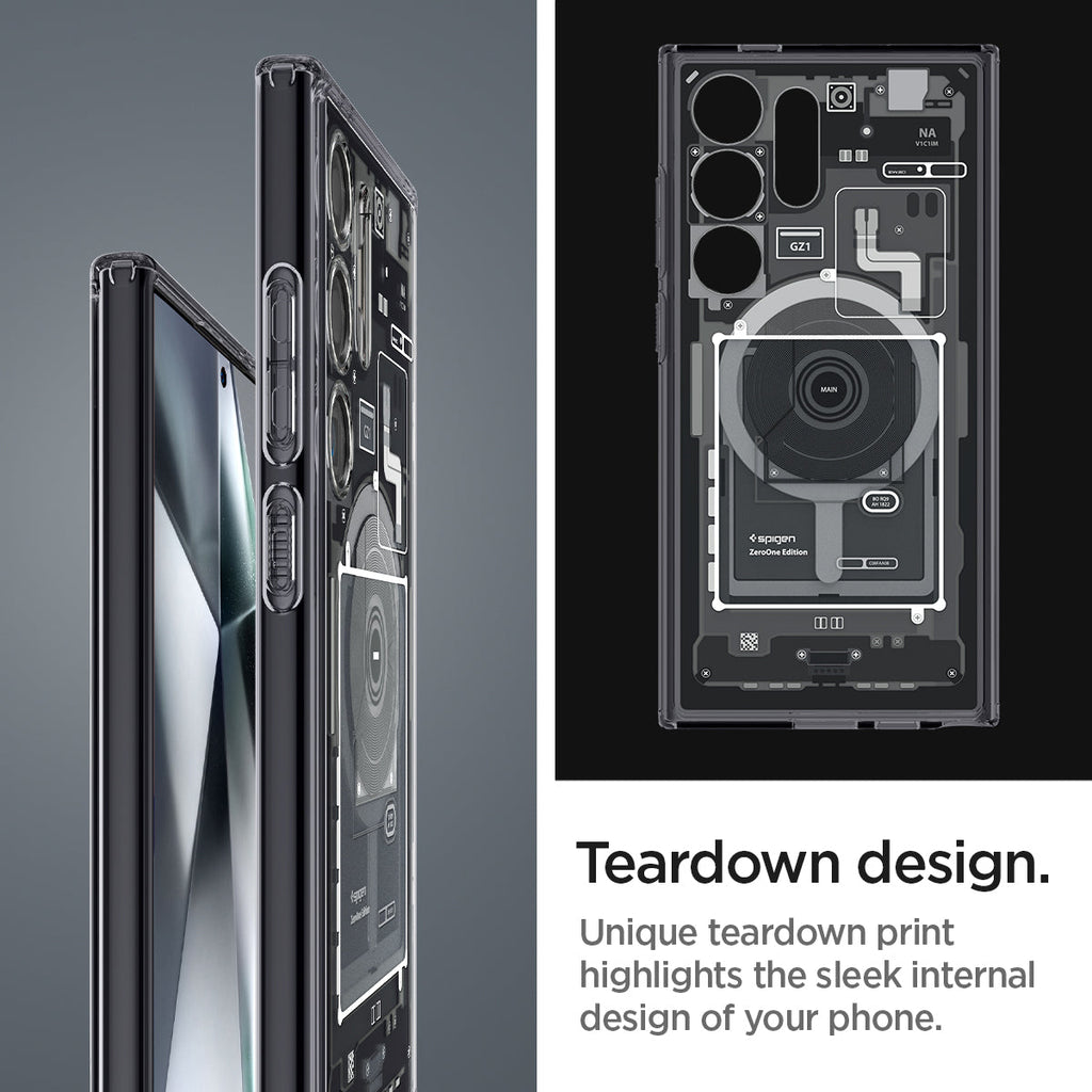 Galaxy S24 Series - Ultra Hybrid Metal Ring Zero One (Mag Fit)
