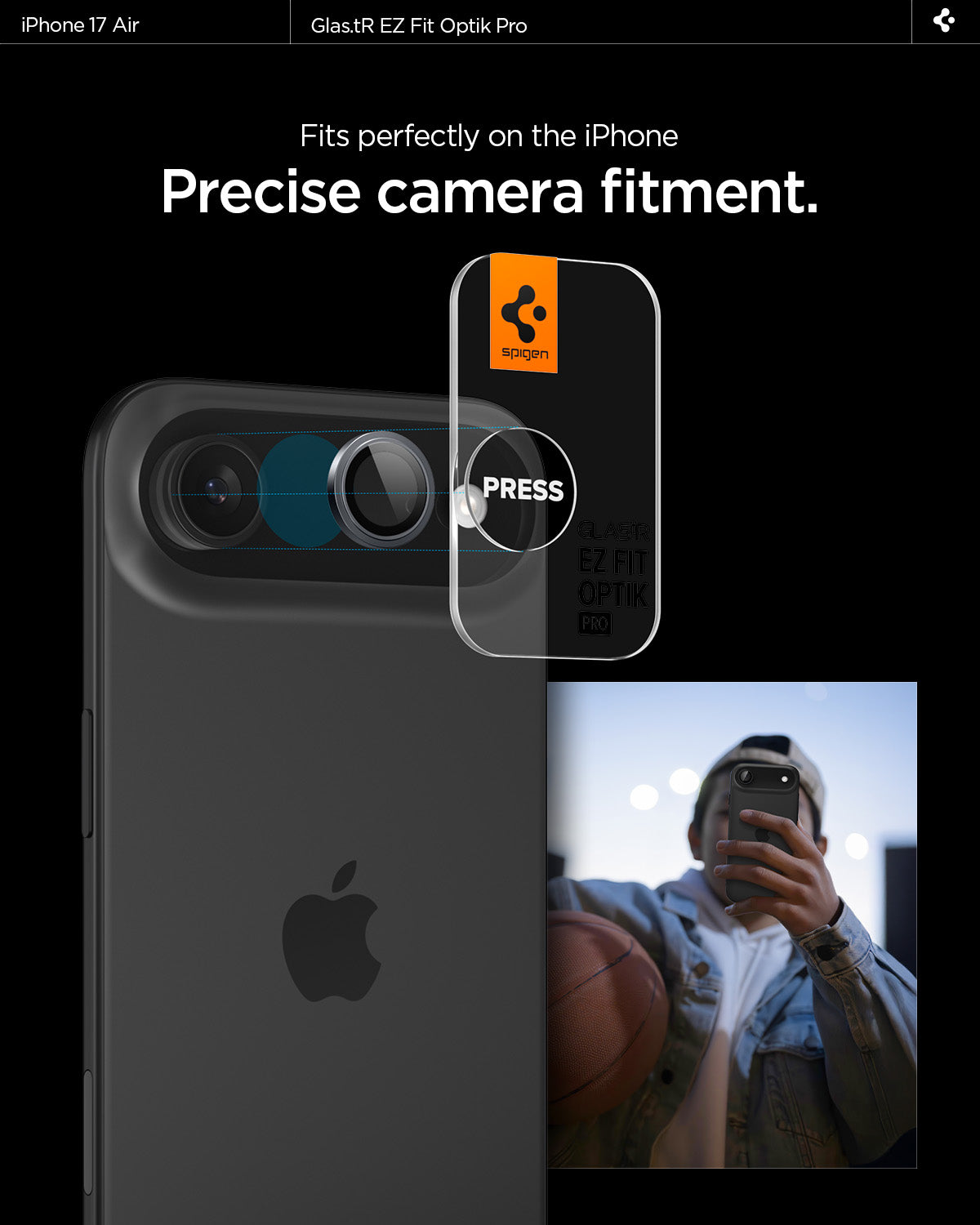 iPhone 17 Series - Optik Pro EZ Fit Lens Protector