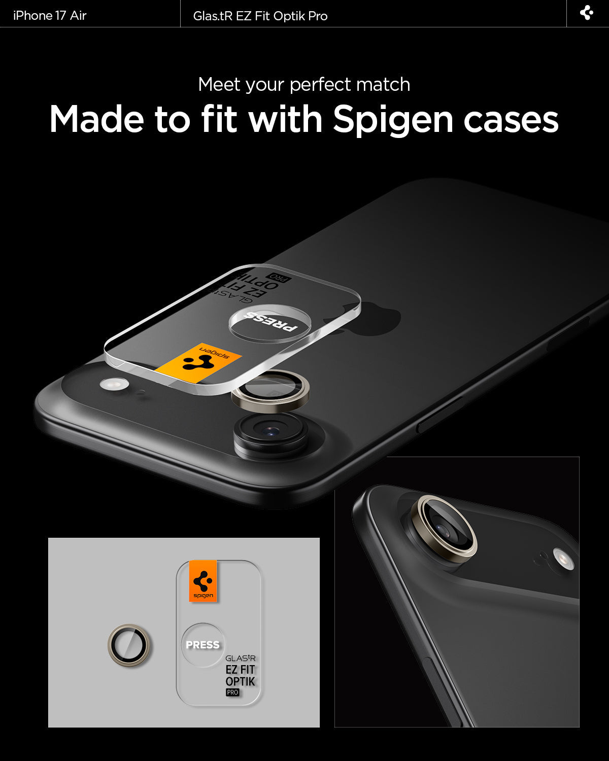iPhone 17 Series - Optik Pro EZ Fit Lens Protector