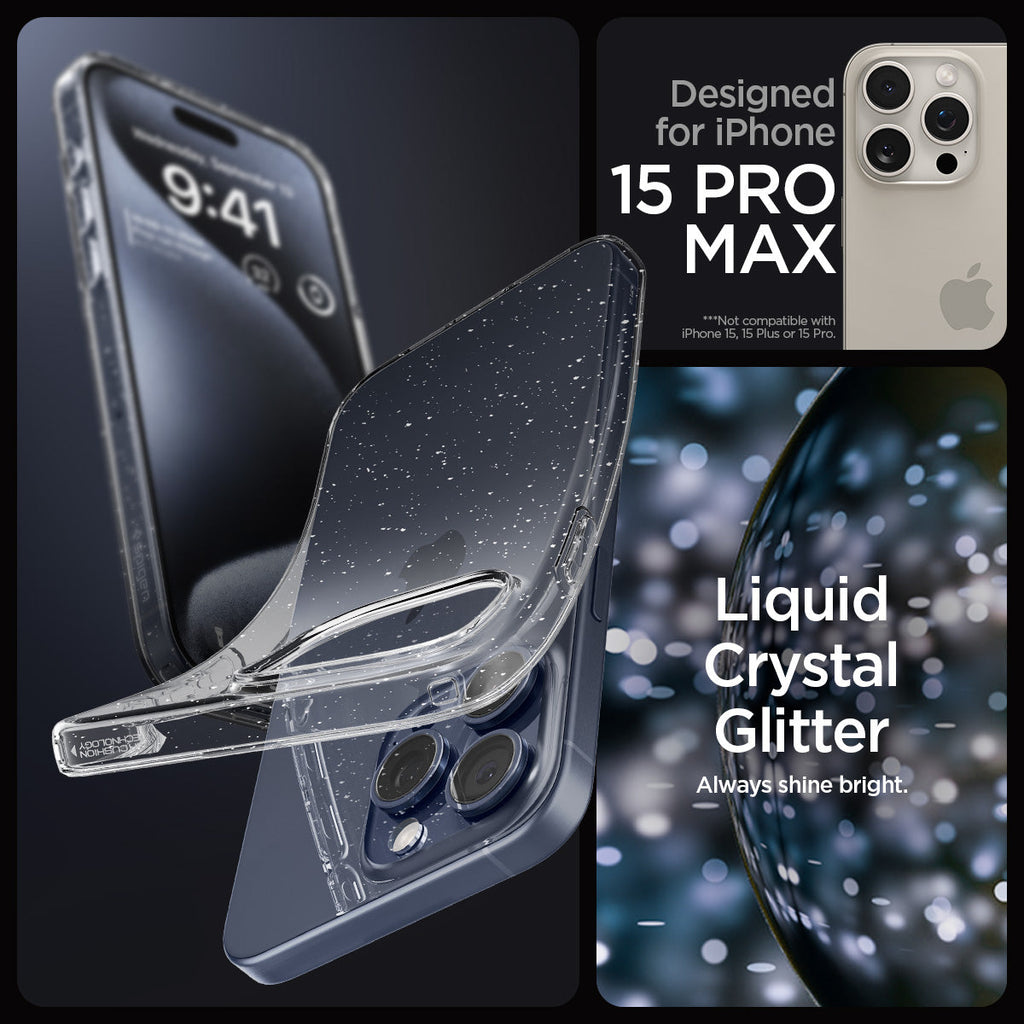 iPhone 15 Series - Liquid Crystal Glitter