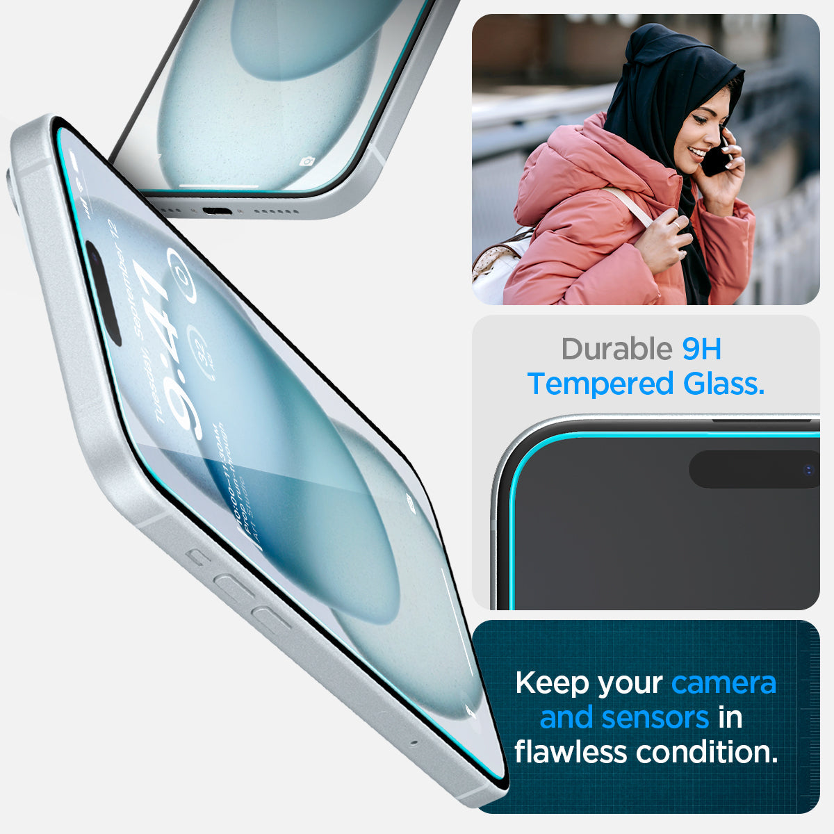 iPhone 15 Series - GLAS.tR EZ Fit | Sensor Protected