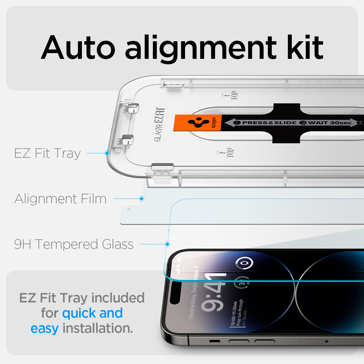 iPhone 14 Series - EZ Fit GLAS.tR | Sensor Protected
