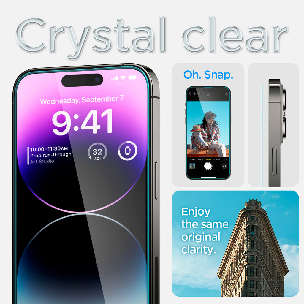 iPhone 14 Series - EZ Fit GLAS.tR | Sensor Protected