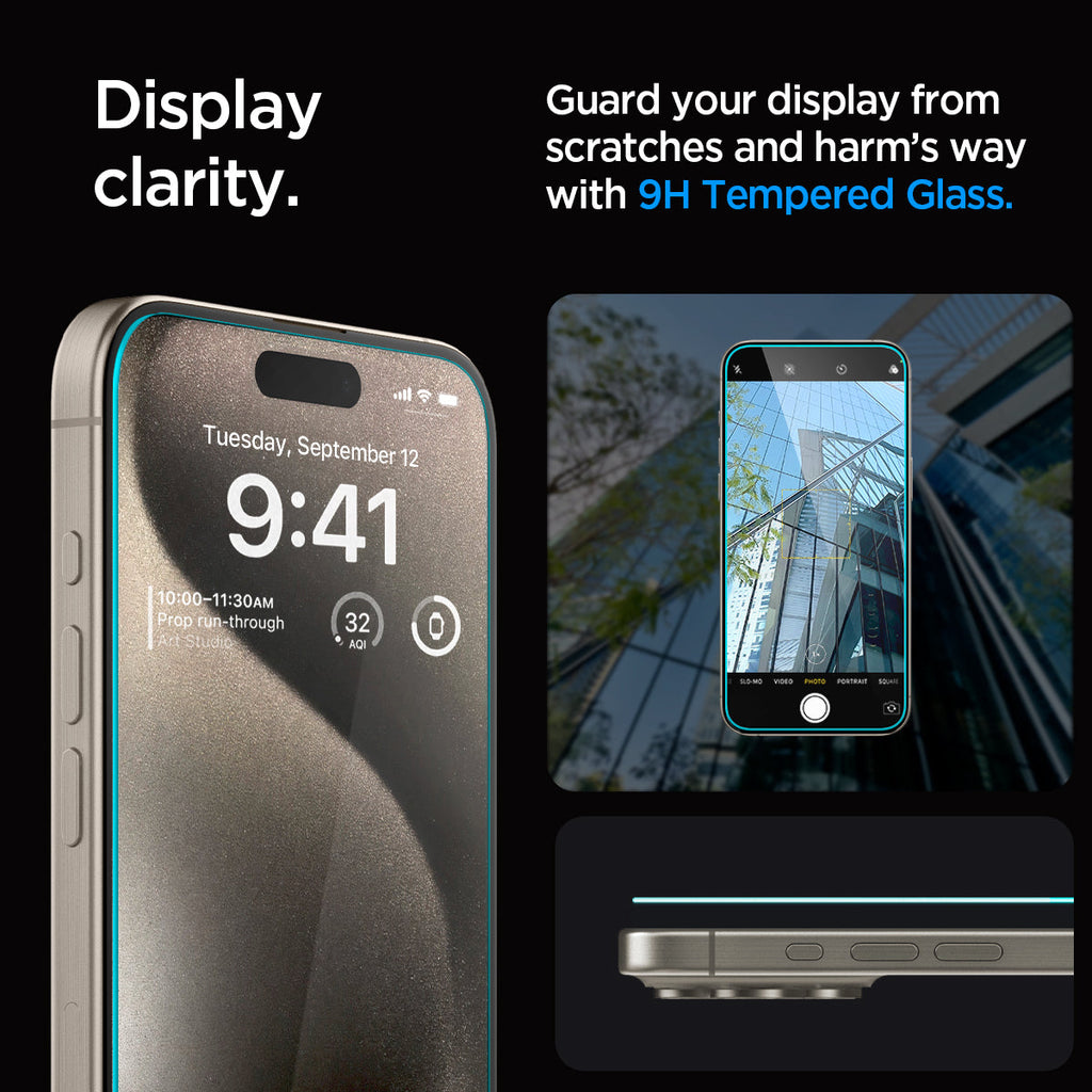 iPhone 15 Series - GLAS.tR EZ Fit | Sensor Protected