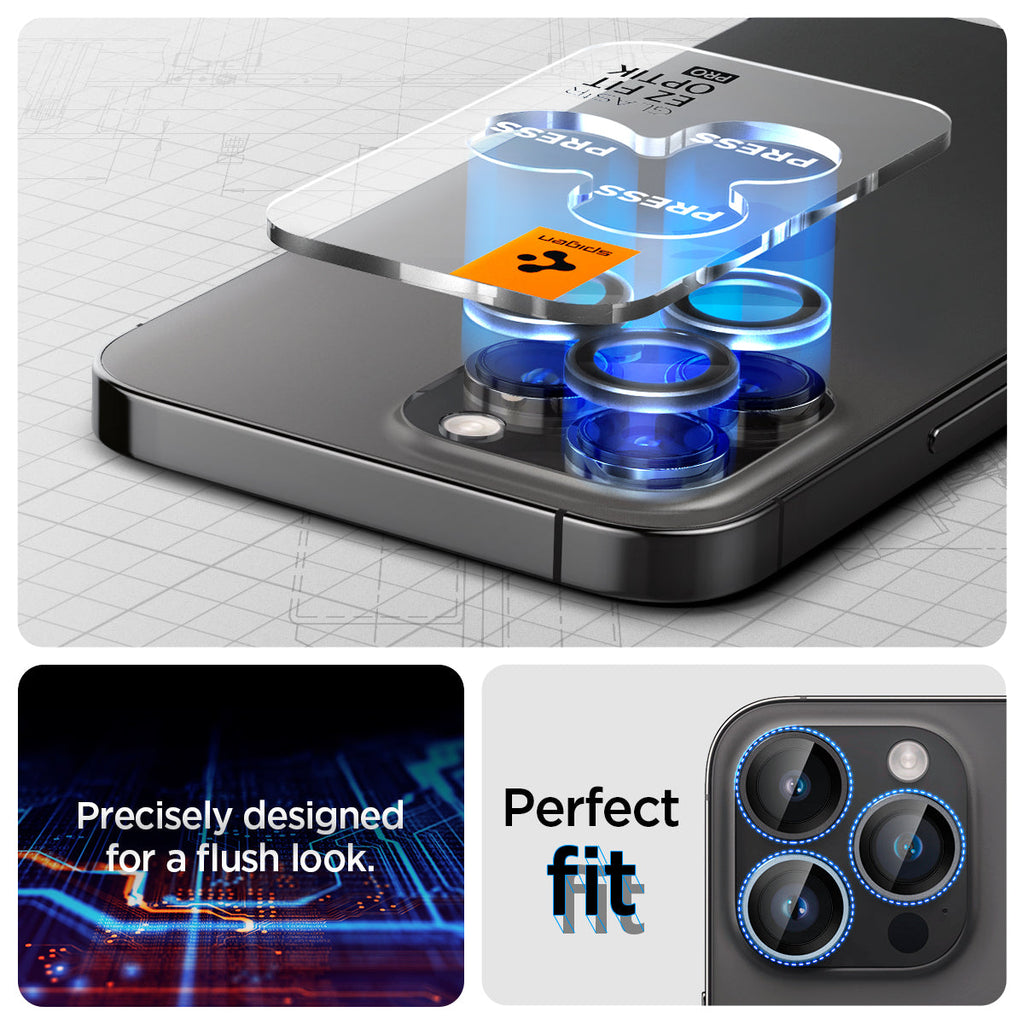 iPhone 15 Series - Optik Pro EZ Fit Lens Protector