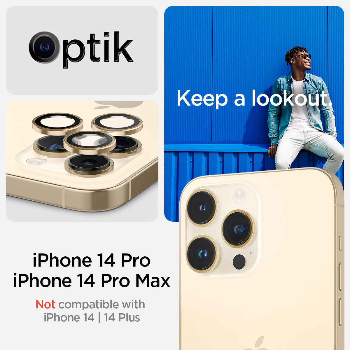 iPhone 14 Series - EZ Fit Optik Pro Lens Protector