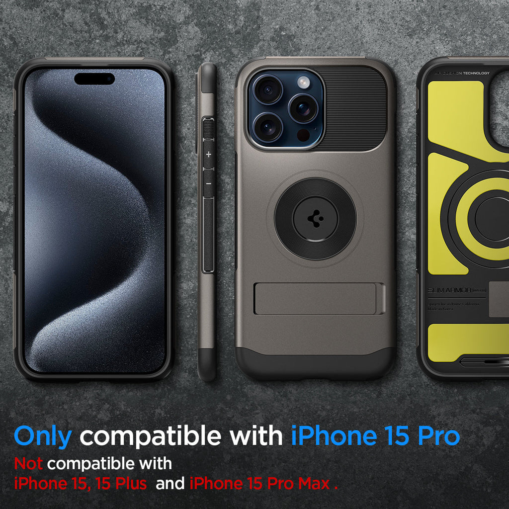 iPhone 15 Series - Slim Armor (Mag Fit)