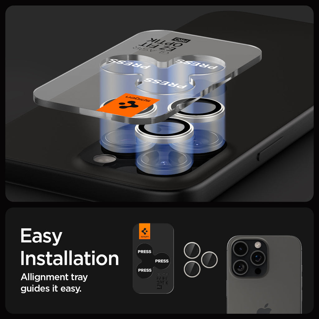 iPhone 16 Series - Optik Pro EZ Fit Lens Protector