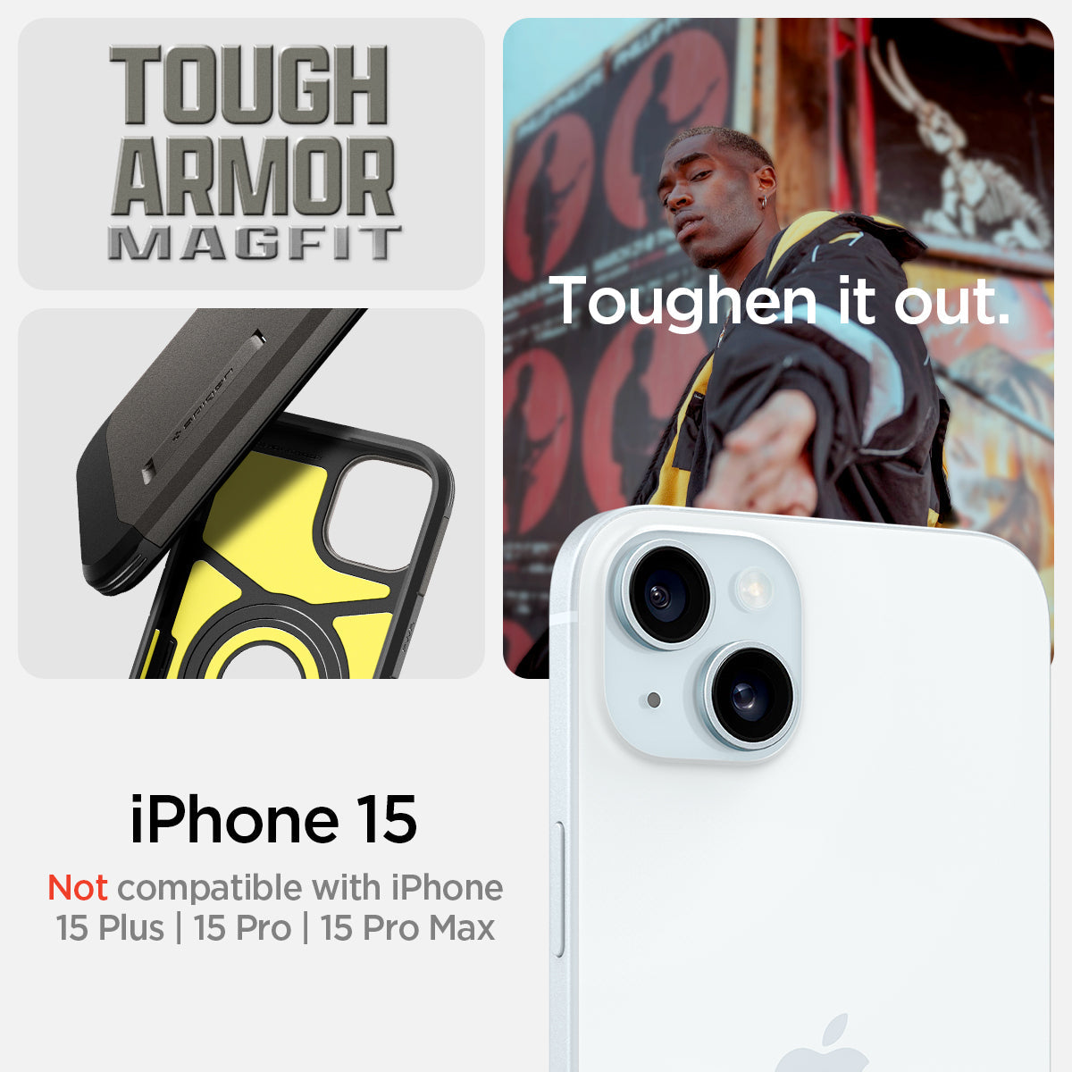 iPhone 15 Series - Tough Armor (Mag Fit)