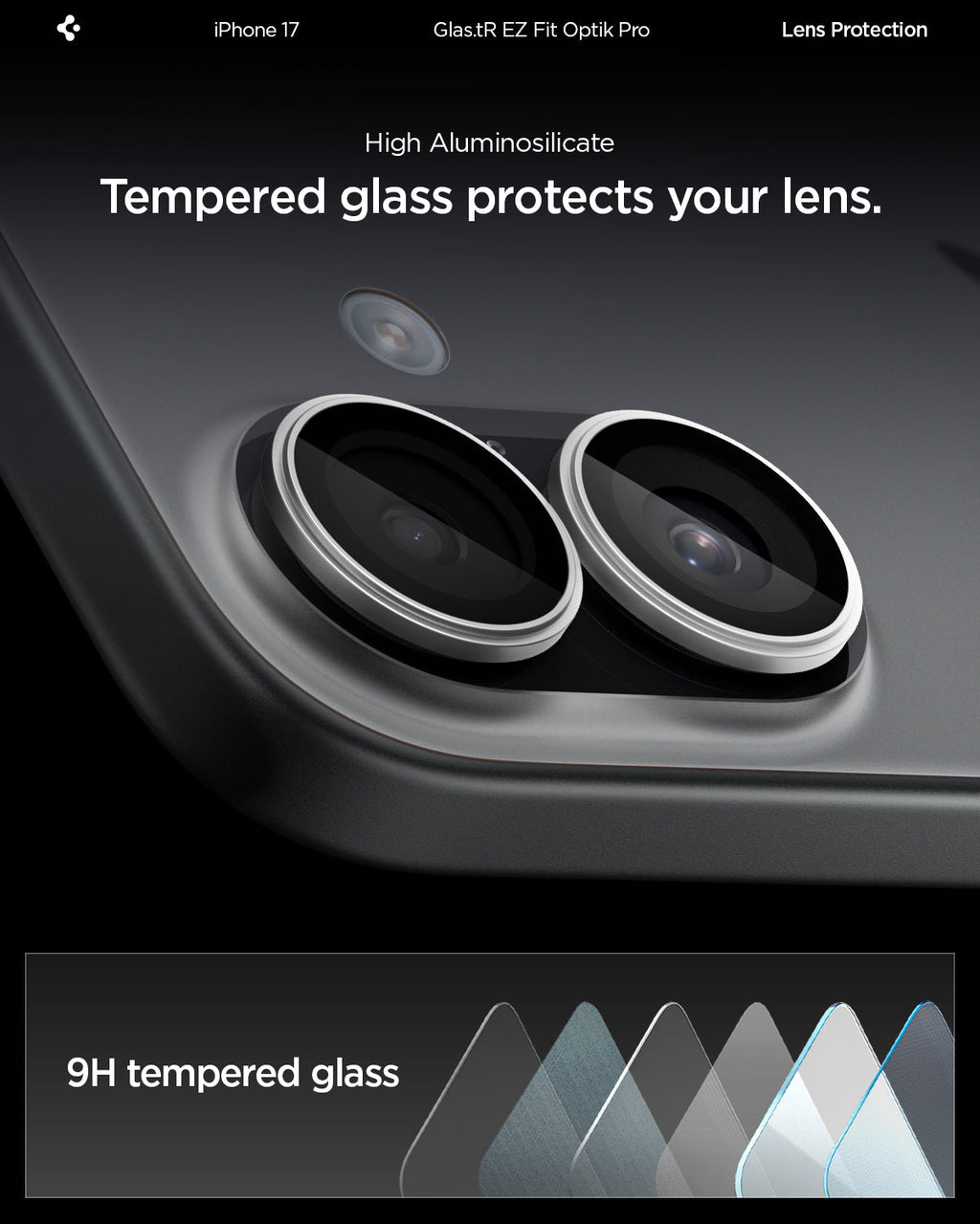 iPhone 17 Series - Optik Pro EZ Fit Lens Protector