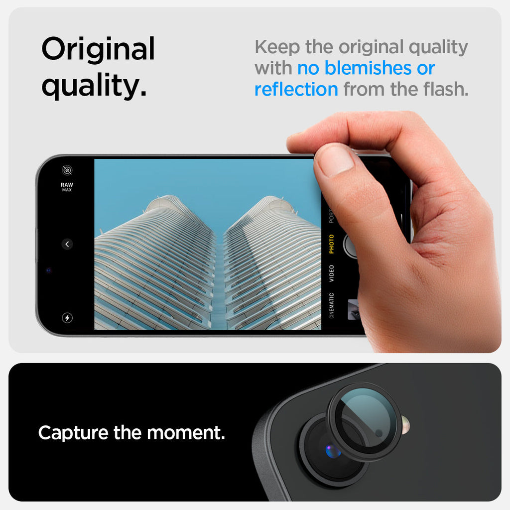 iPhone 16e Series - Optik Pro EZ Fit Lens Protector