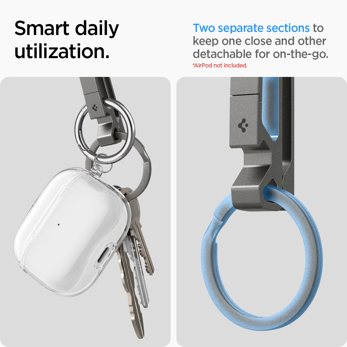 Metal Fit Key Clip Organizer
