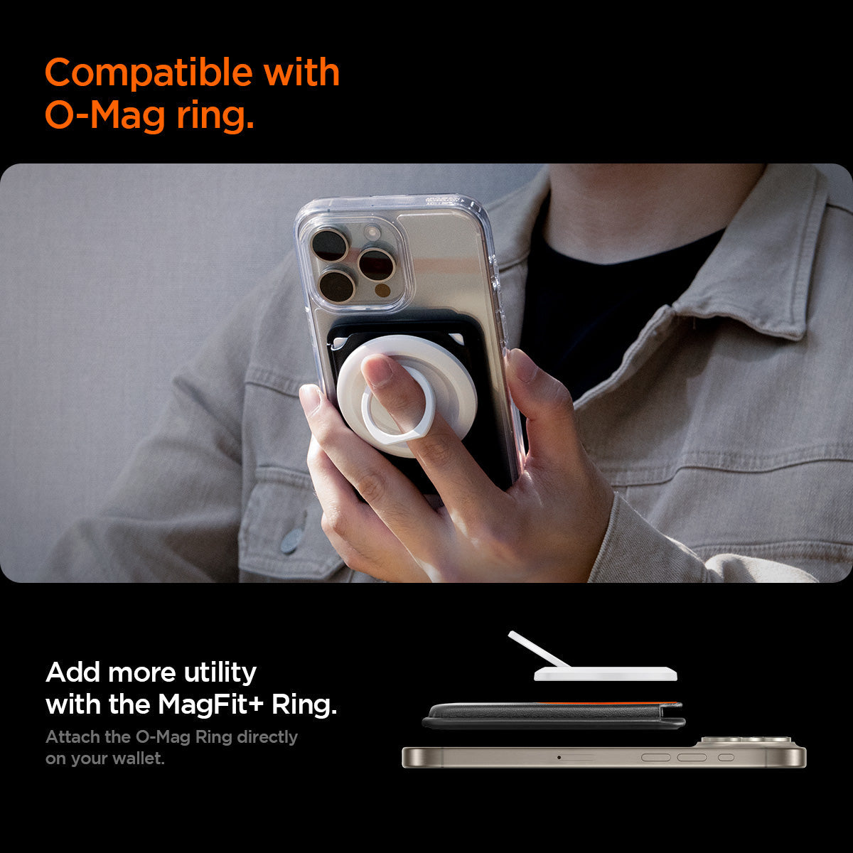 MagSafe Card Holder Valentinus | 3 Cards (Mag Fit+)