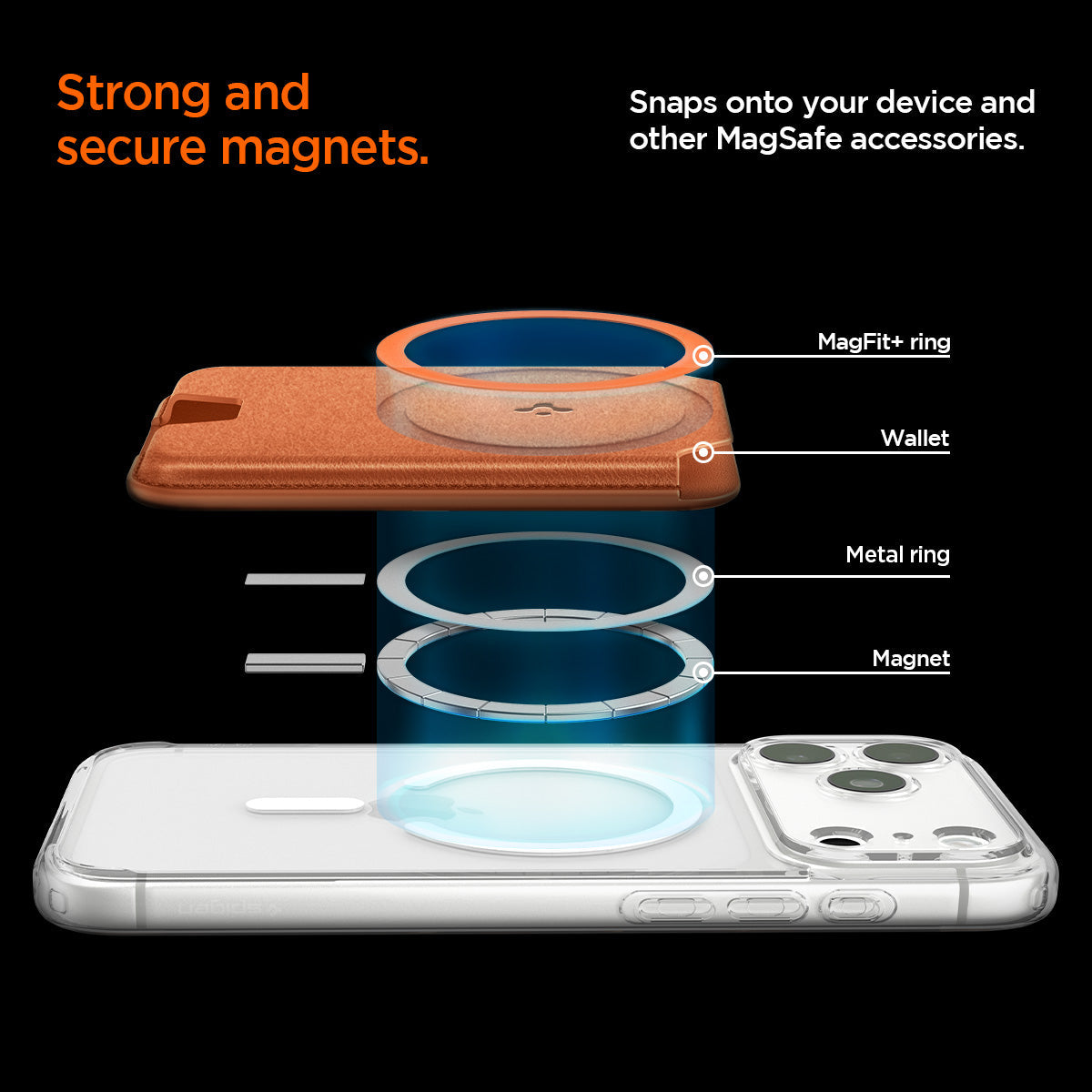 MagSafe Card Holder Valentinus | 3 Cards (Mag Fit+)