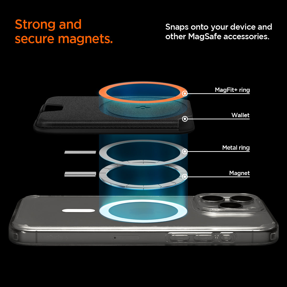 MagSafe Card Holder Valentinus | 3 Cards (Mag Fit+)