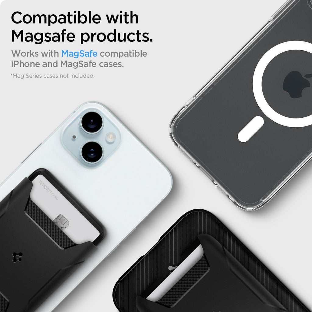 MagSafe Card Holder Rugged Armor | 3 Cards (Mag Fit)