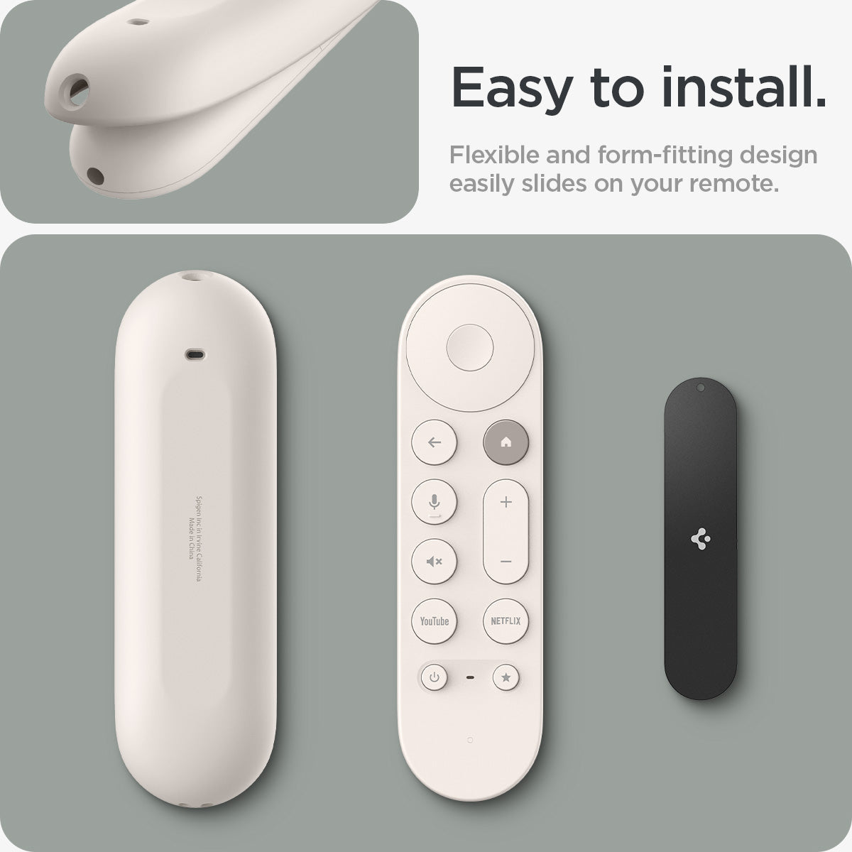 Google TV Streamer Silicone Fit Voice Remote