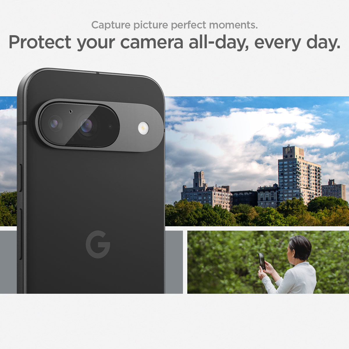 Pixel 9 Series - Optik EZ Fit Lens Protector