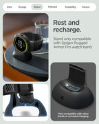 Pixel Watch 4 Series - Rugged Armor Pro + Stand