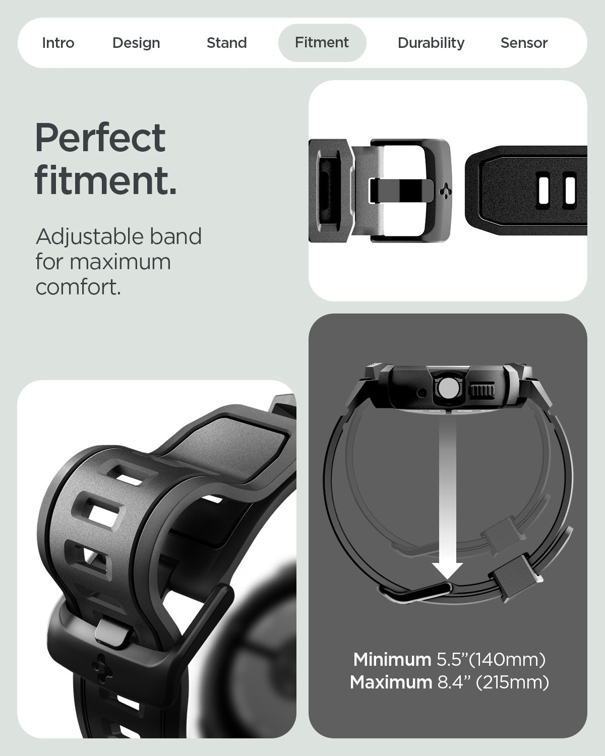 Pixel Watch 4 Series - Rugged Armor Pro + Stand