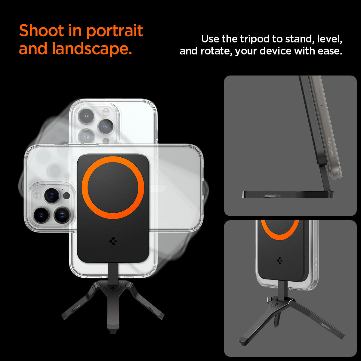 Magnetic Tripod + Phone Stand | S319M (Mag Fit+)