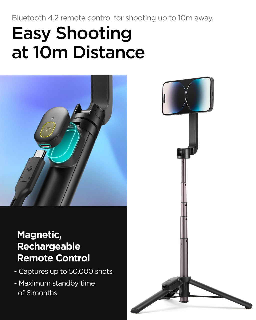 Tripod Selfie Stick (Mag Fit)