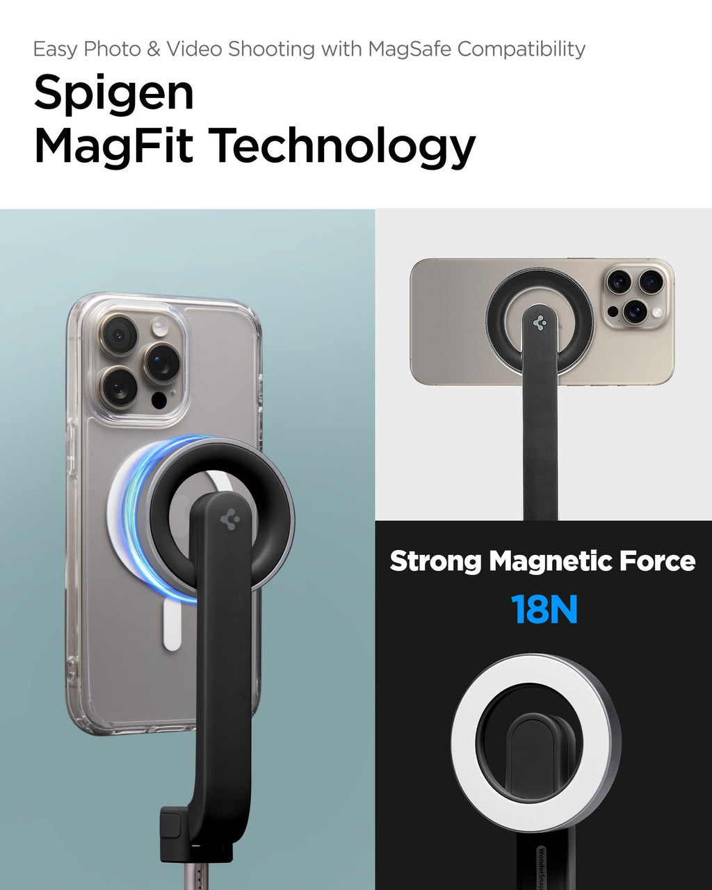 Tripod Selfie Stick (Mag Fit) | S571W