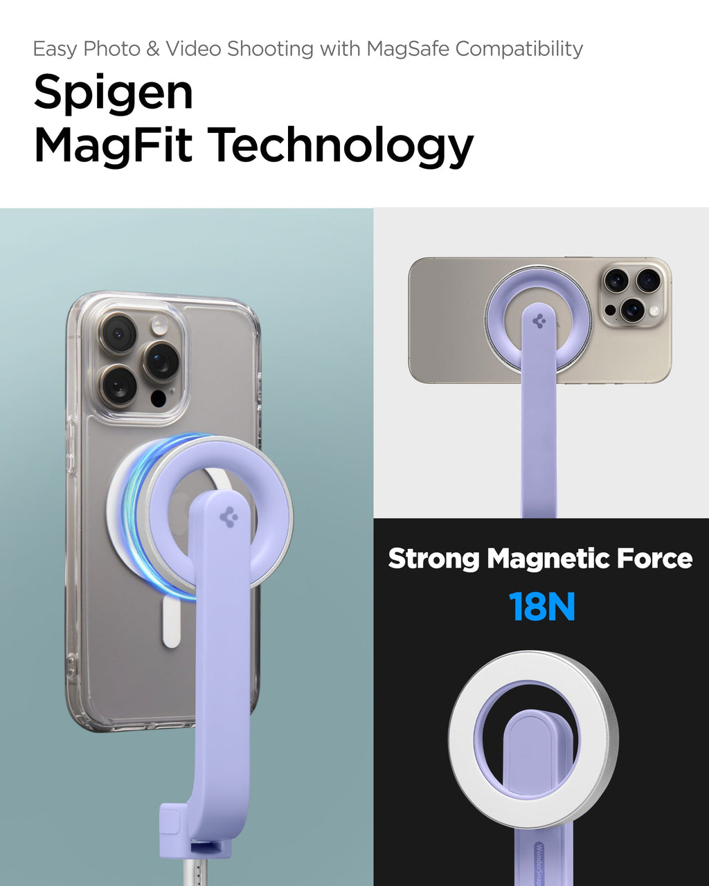 Tripod Selfie Stick (Mag Fit) | S571W