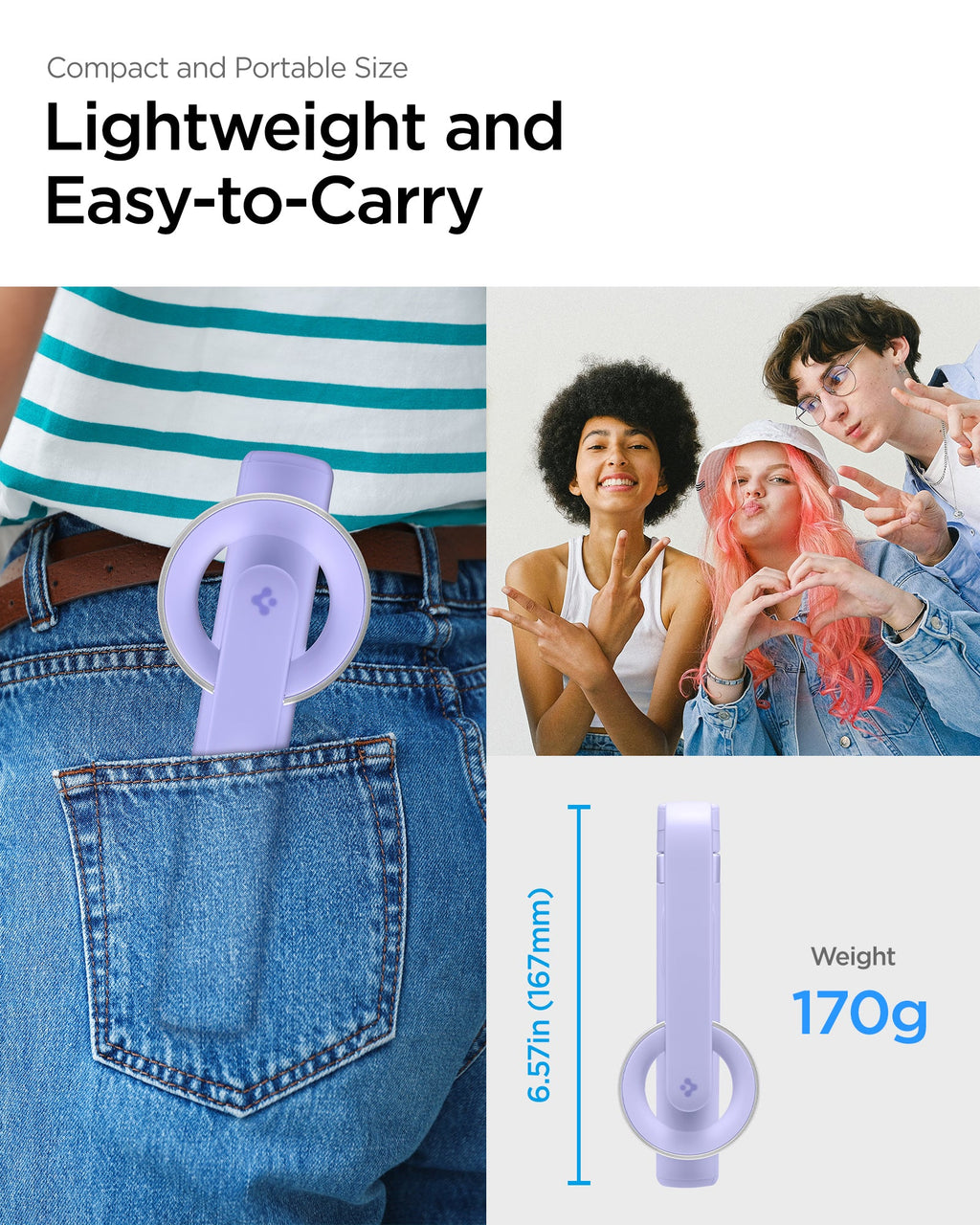 Tripod Selfie Stick (Mag Fit) | S571W
