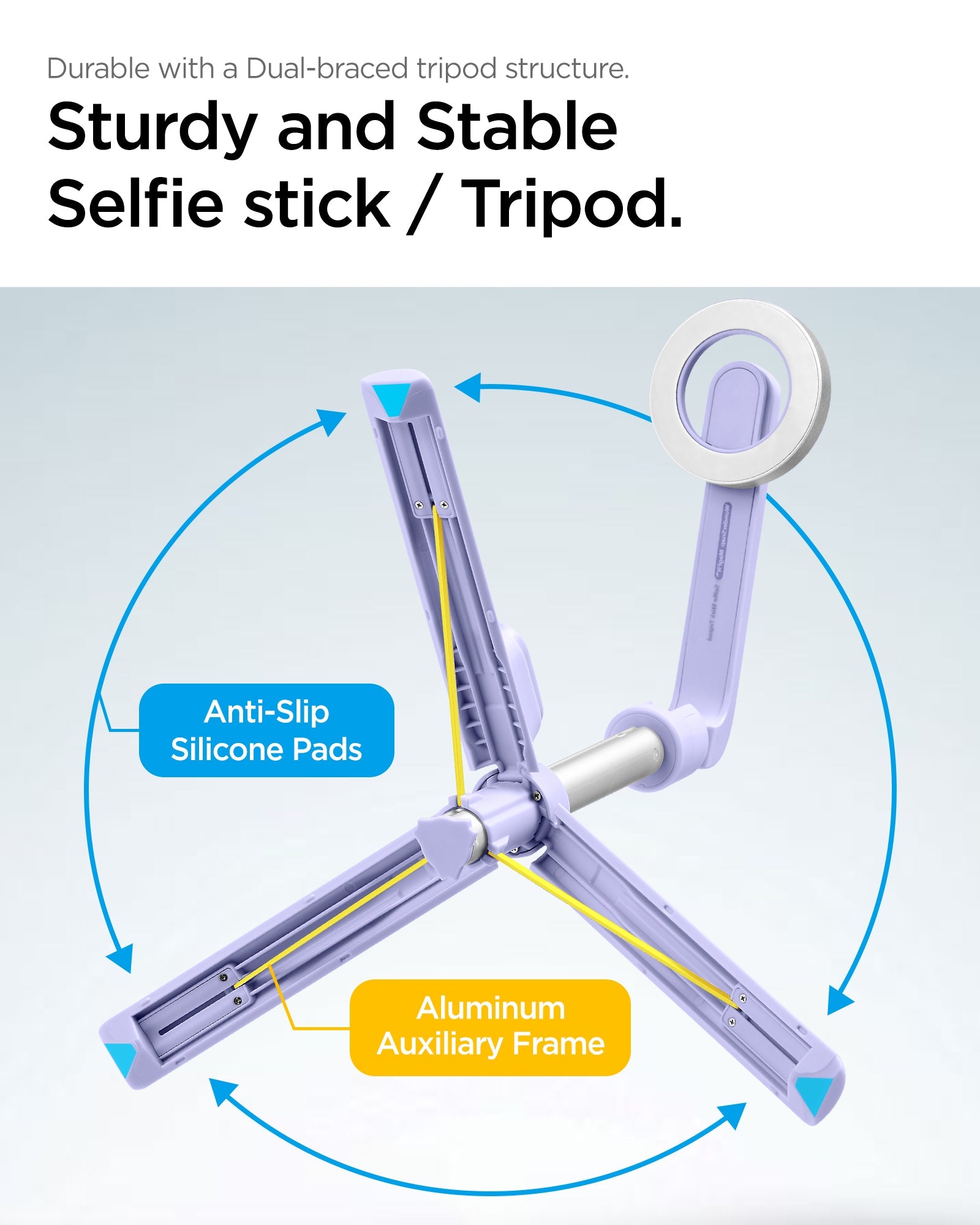 Tripod Selfie Stick (Mag Fit) | S571W