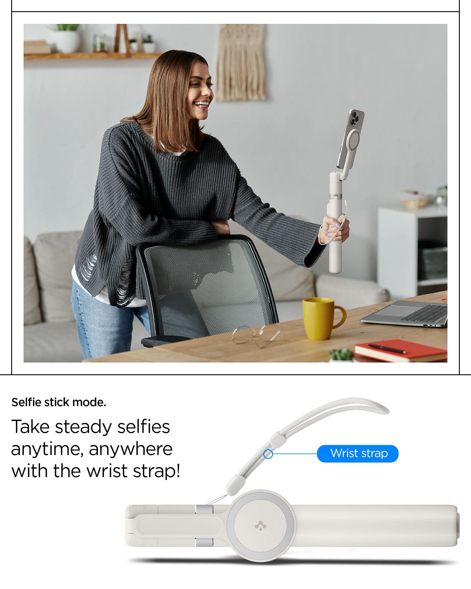Tripod Selfie Stick (Mag Fit+) | S581W