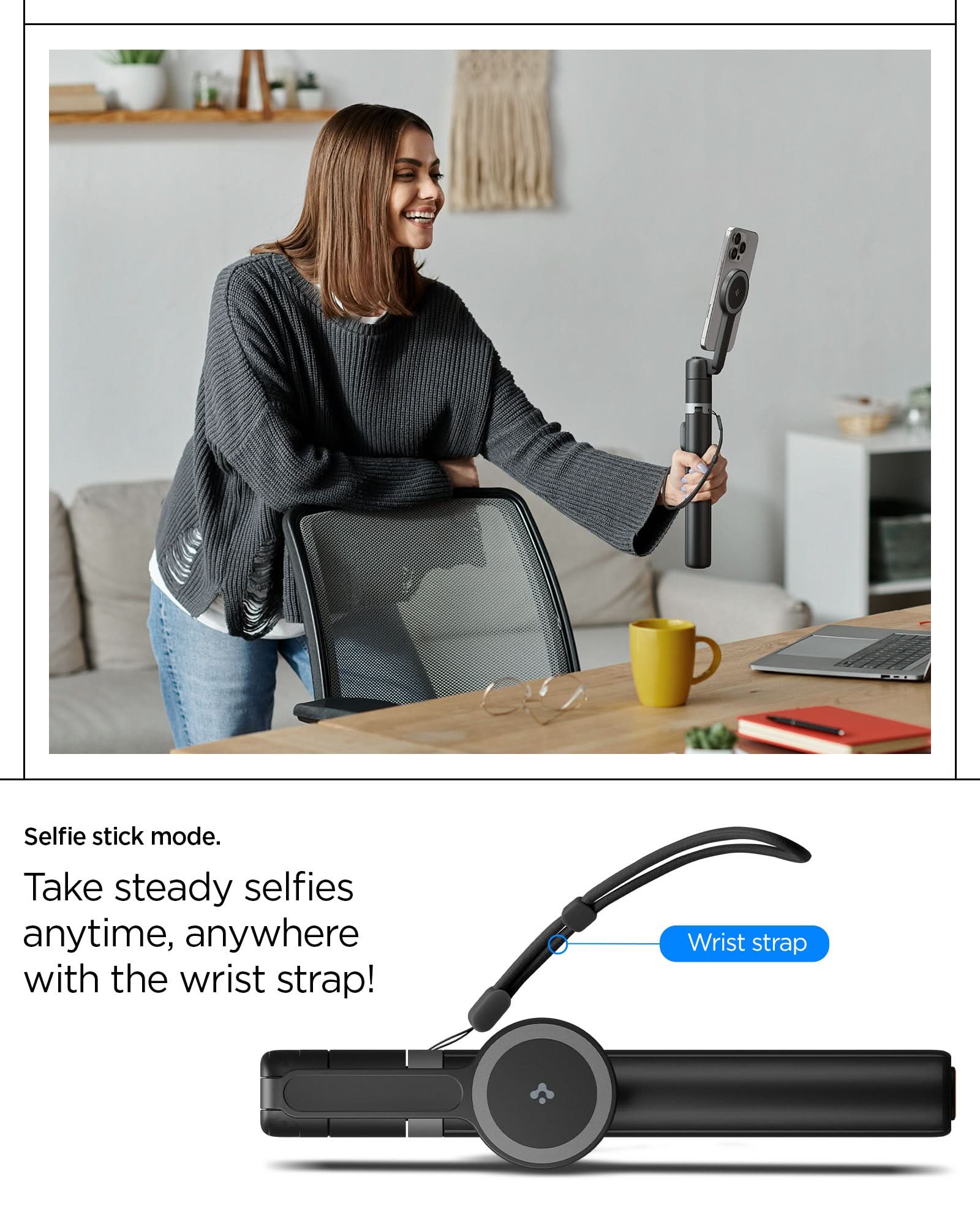 Tripod Selfie Stick (Mag Fit+) | S581W