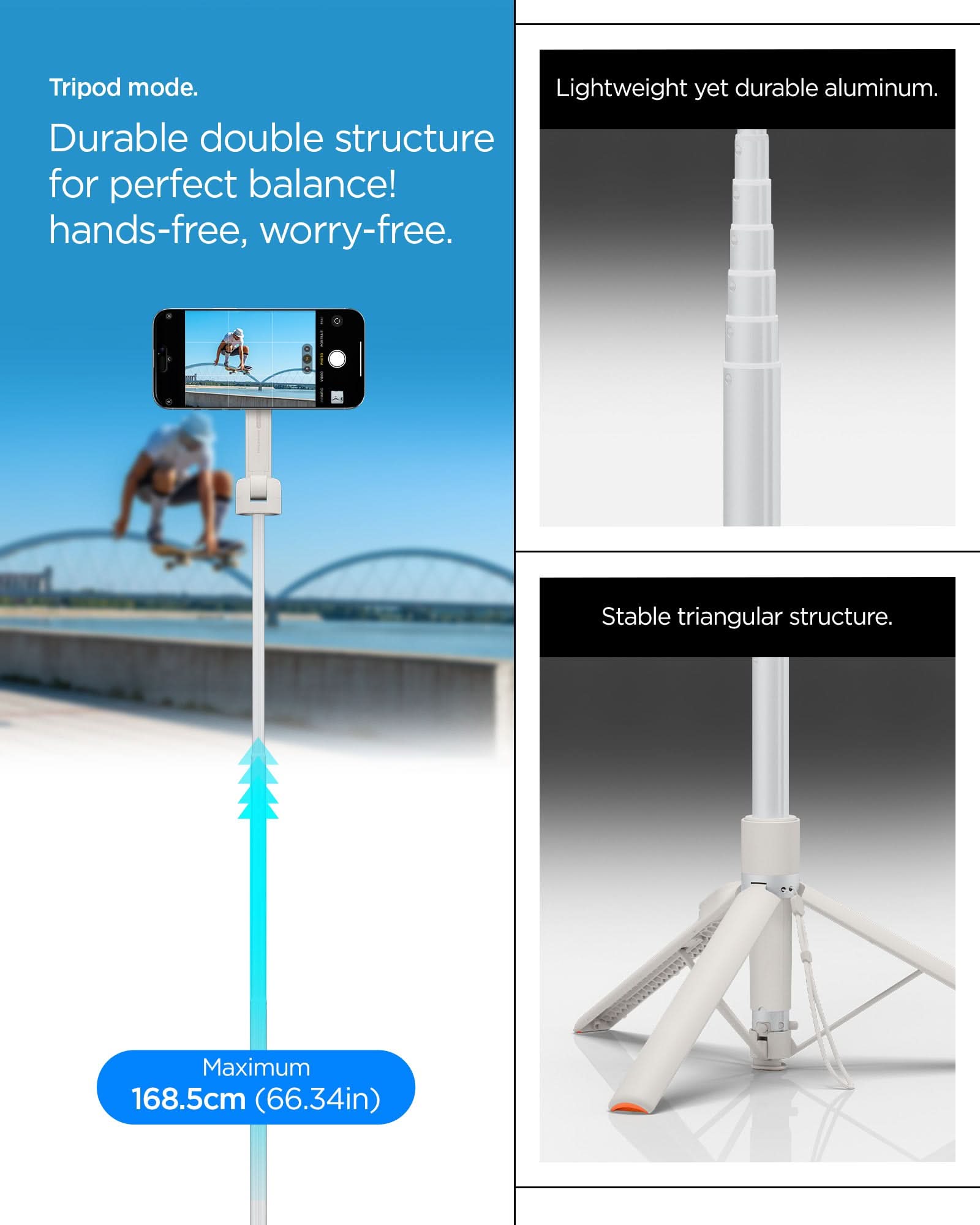 Tripod Selfie Stick (Mag Fit+) | S581W