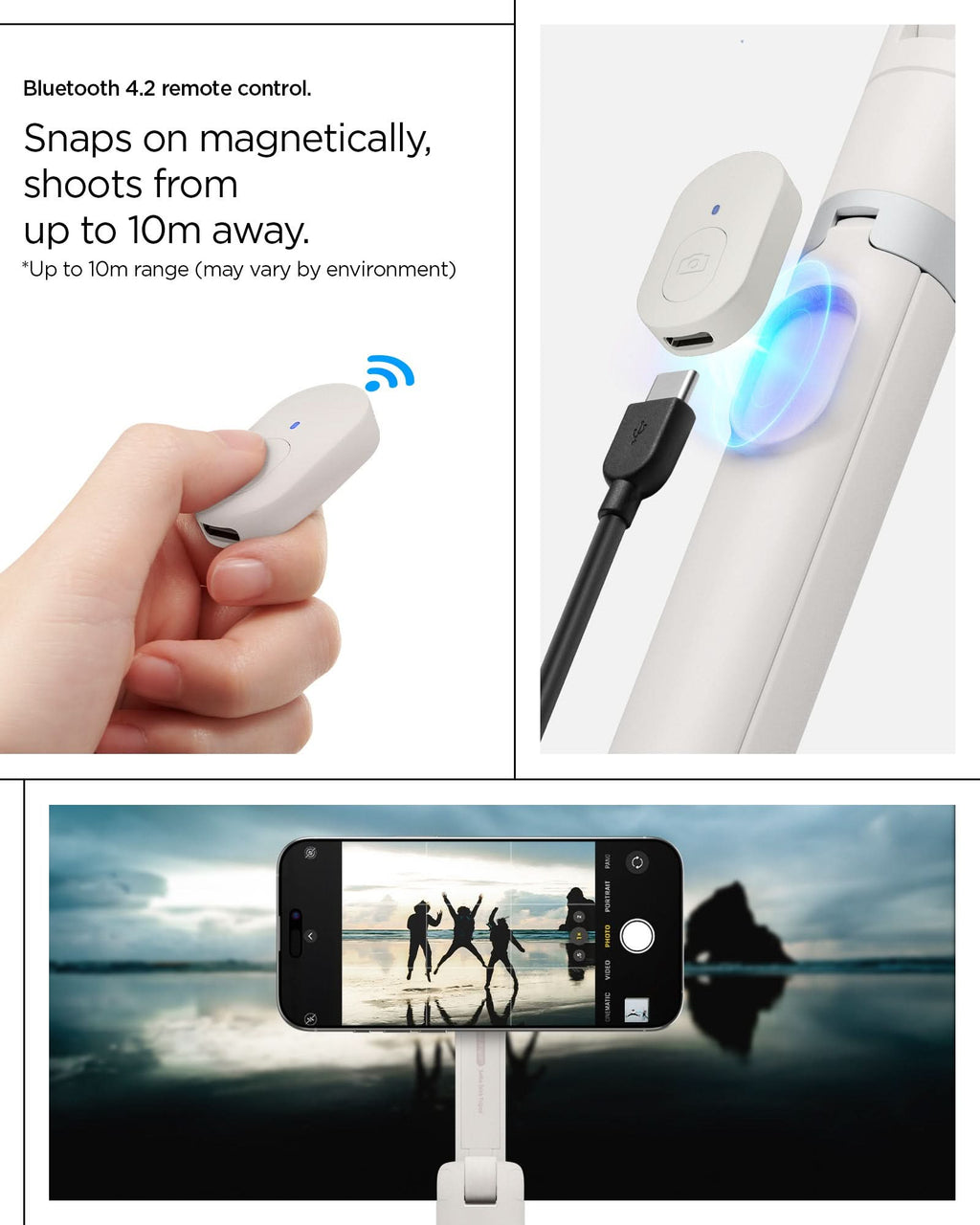 Tripod Selfie Stick (Mag Fit+) | S581W
