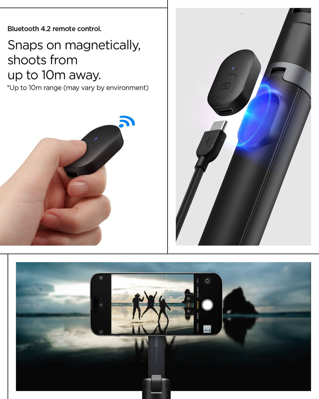 Tripod Selfie Stick (Mag Fit+) | S581W