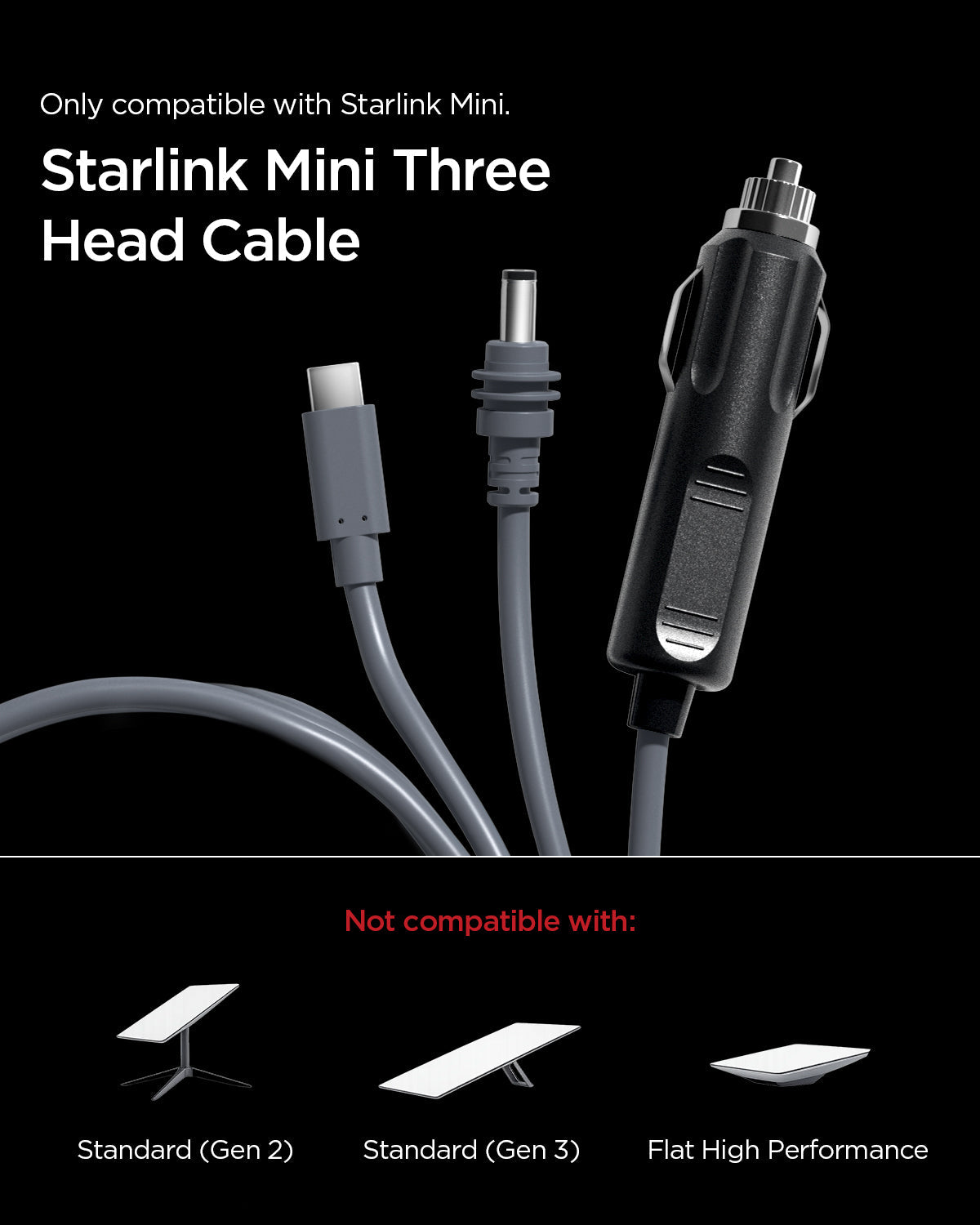 Starlink Mini 3 in 1 Cable | STL213-10
