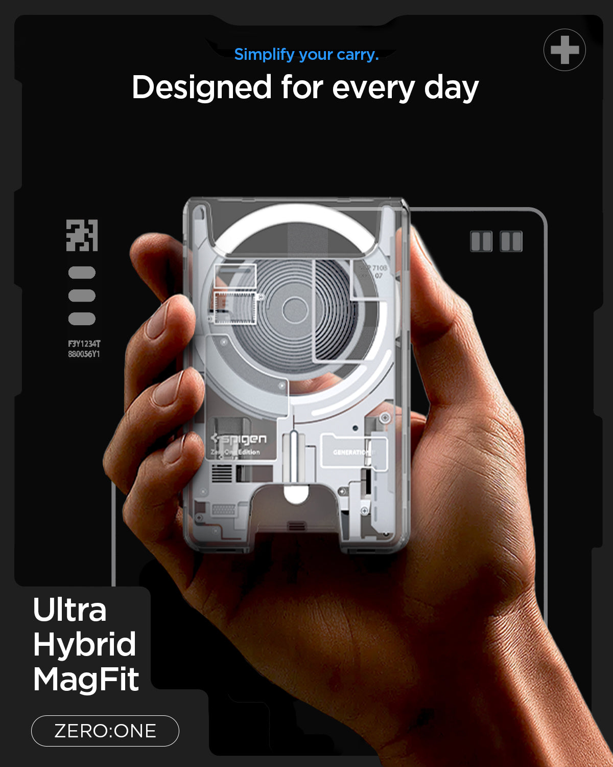 MagSafe Card Holder Ultra Hybrid Zero One V2 (Mag Fit)