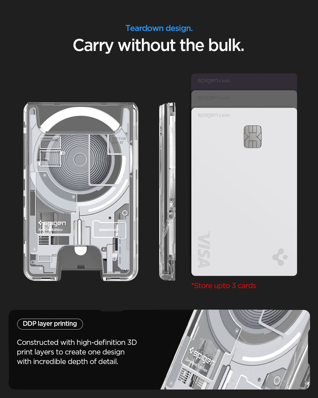 MagSafe Card Holder Ultra Hybrid Zero One V2 (Mag Fit)