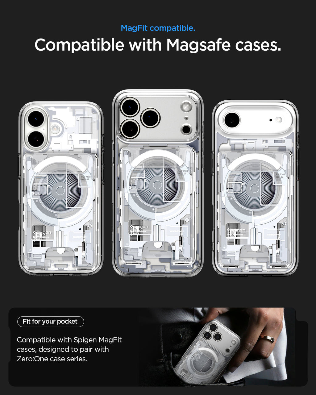 MagSafe Card Holder Ultra Hybrid Zero One V2 (Mag Fit)