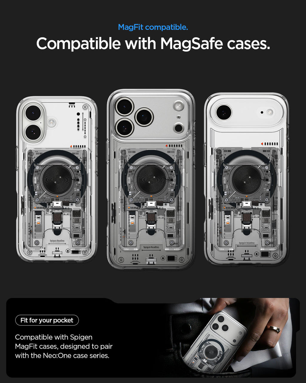 MagSafe Card Holder Ultra Hybrid Neo One (Mag Fit)