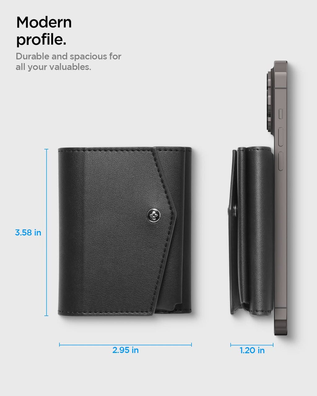 MagSafe Card Holder Valentinus Pro | 3 Cards (Mag Fit)