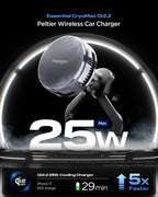 Spigen Essential Qi2.2 25W Hook Car Mount (Mag Fit)