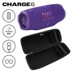 JBL CHARGE 6 Waterproof Portable Speaker Bundle with gSport Carbon Fiber Case (Purple)