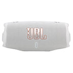 JBL CHARGE 6 Waterproof Portable Speaker Bundle with gSport Carbon Fiber Case (White)