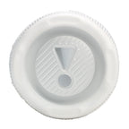 JBL FLIP 7 Waterproof Portable Speaker Bundle with gSport Carbon Fiber Case (White)