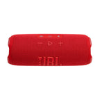 JBL FLIP 7 Waterproof Portable Speaker Bundle with gSport Carbon Fiber Case (Red)