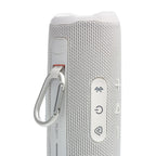 JBL FLIP 7 Waterproof Portable Speaker Bundle with gSport Carbon Fiber Case (White)