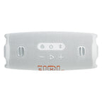 JBL CHARGE 6 Waterproof Portable Speaker Bundle with gSport Carbon Fiber Case (White)